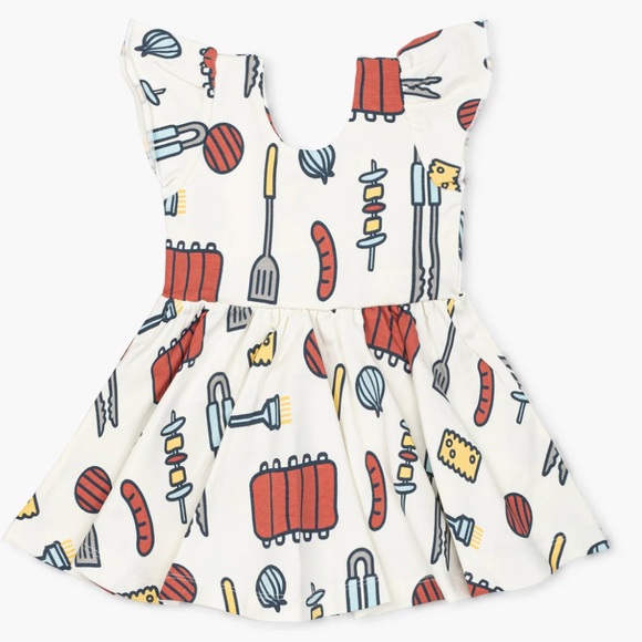 Short sleeve BBQ dress Monica + Andy. Size 6-12 months - Picture 2 of 9